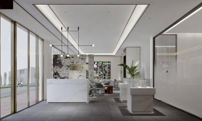 现代售楼处3D模型下载